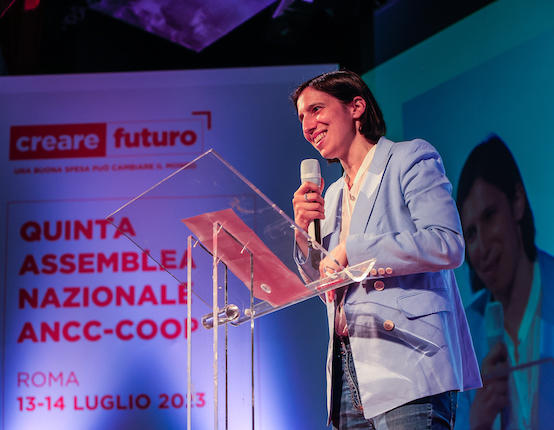 Elly Shlein alla 5ª Assemblea Nazionale dei Delegati dell’Ancc-Coop